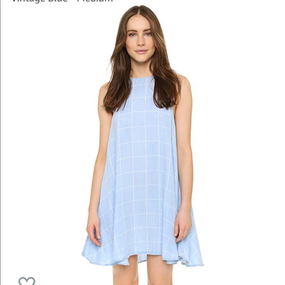 Blue denim dress